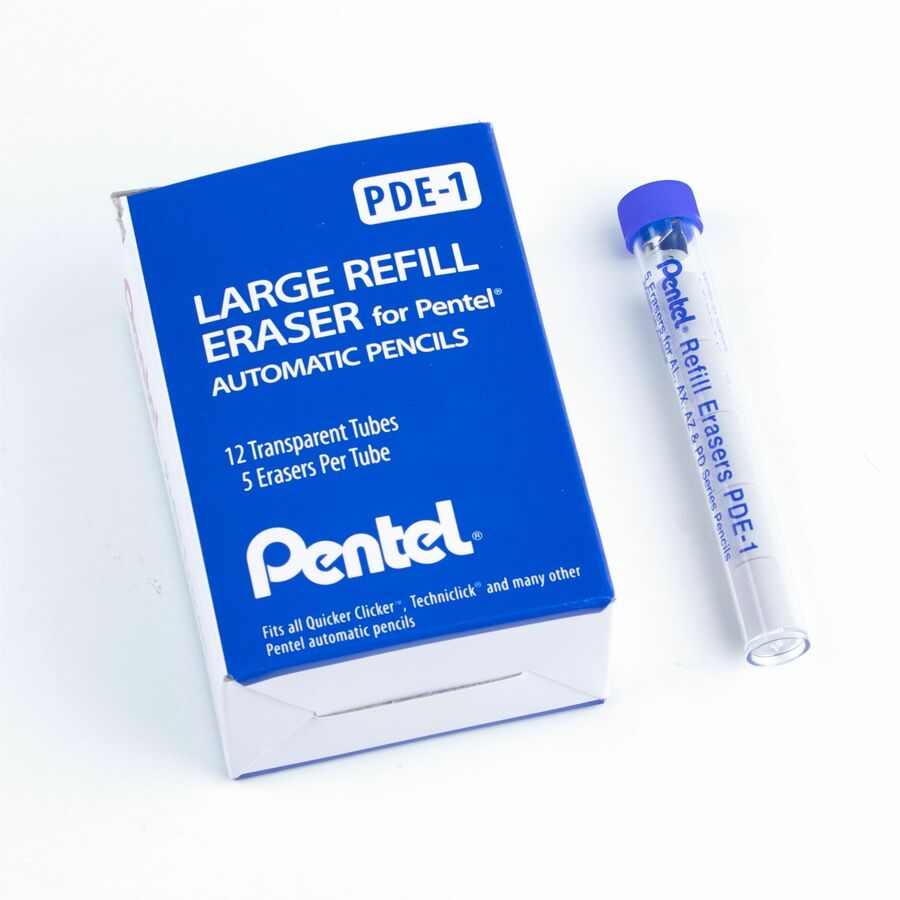 Pentel Refill Erasers for Pentel AL, AX and PD Series Pencils - PDE-1