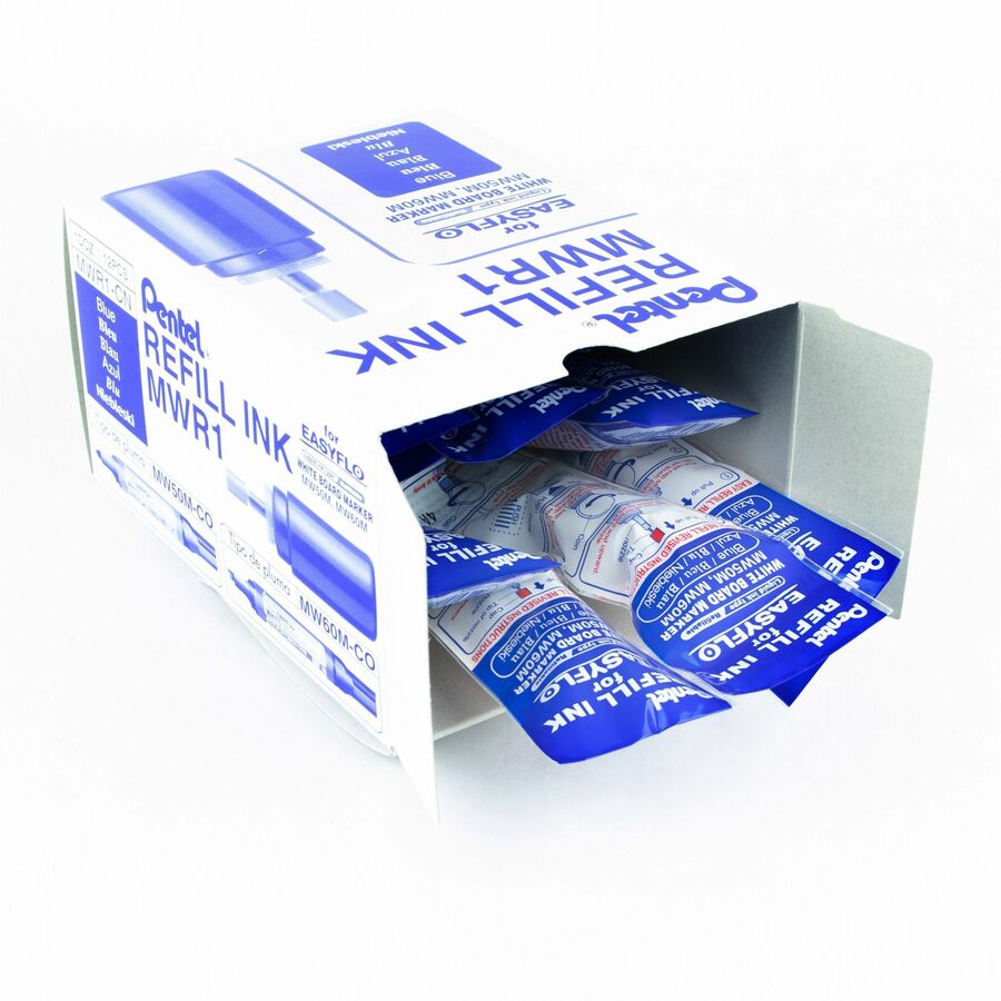 Pentel Refill ink for Whiteboard Marker EASYFLO, Blue Ink - MWR1-C