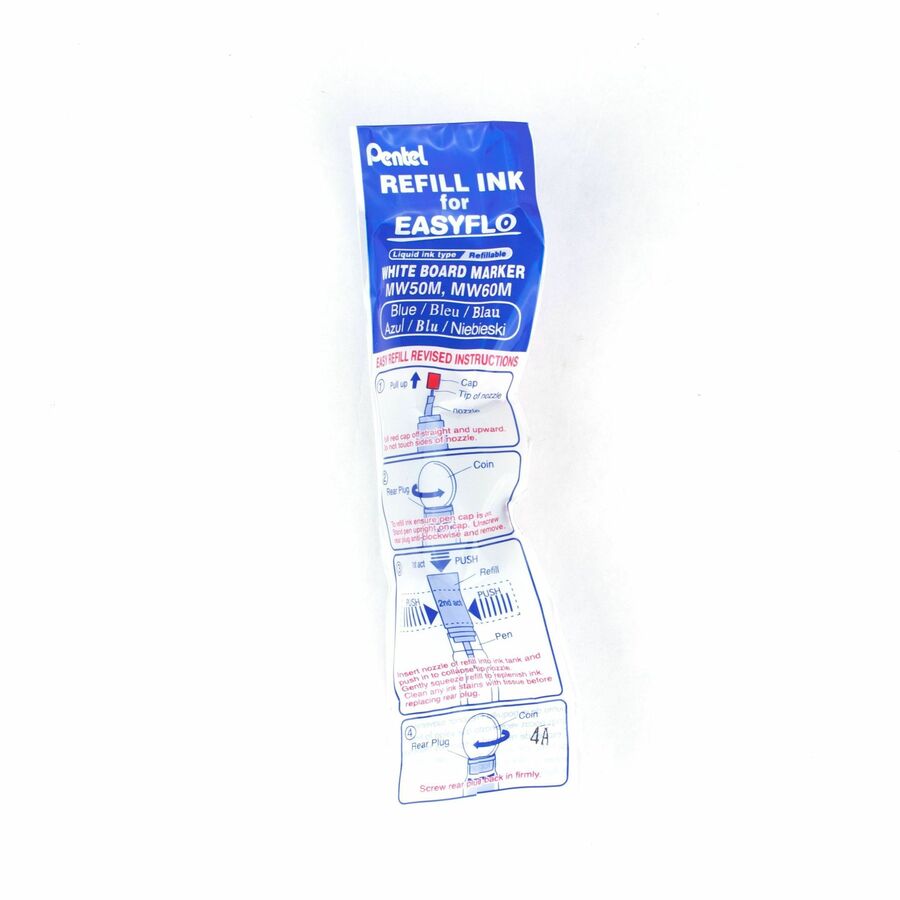 Pentel Refill ink for Whiteboard Marker EASYFLO, Blue Ink - MWR1-C