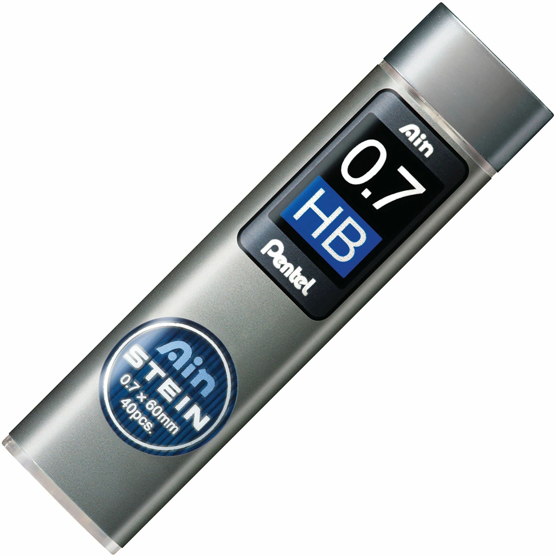 Pentel Ain Stein Lead Refill (0.7mm), HB, 40 Leads per Tube