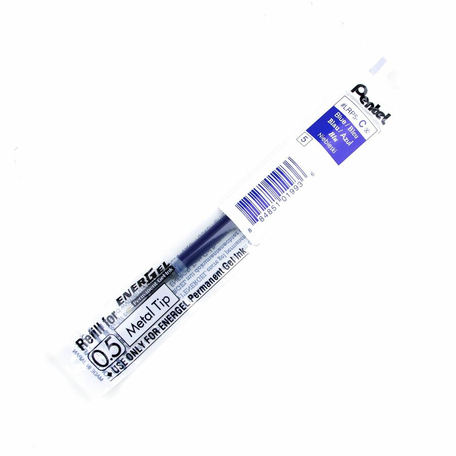 Pentel Refill Ink - For Pentel EnerGel Permanent Gel Pen (0.5mm), Blue Ink - LRP5-C