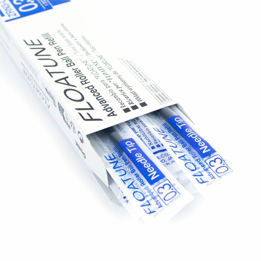 Pentel Refills for Pentel Floatune, Advanced Rollerball Retractable Pen, 0.3mm Tip, Blue Ink - ZRN3-C
