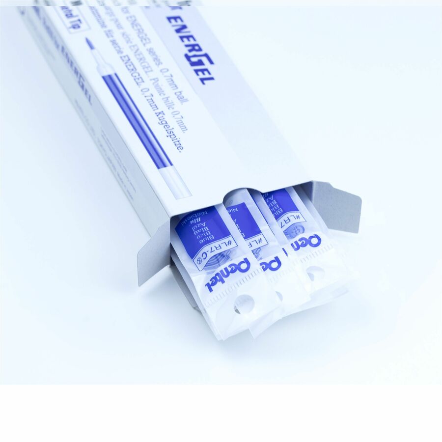 Pentel Refill Ink - For Pentel EnerGel Gel Pen, (0.7mm) Medium Point, Blue Ink - LR7-C