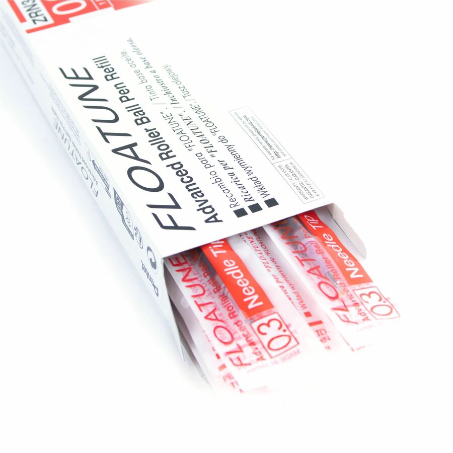 Pentel Refills for Pentel Floatune, Advanced Rollerball Retractable Pen, 0.3mm Tip, Red Ink - ZRN3-B