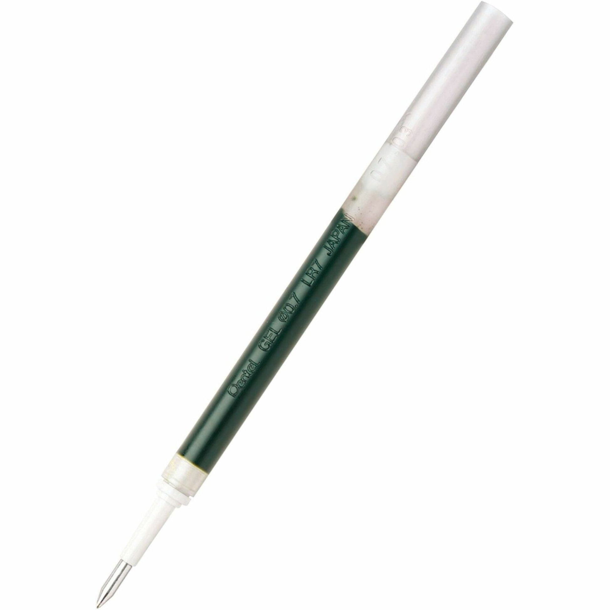 Pentel Refill Ink - For Pentel EnerGel Gel Pen, (0.7mm) Medium Point, Green Ink