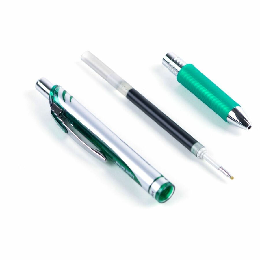 Pentel Refill Ink - For Pentel EnerGel Gel Pen, (0.7mm) Medium Point, Green Ink - LR7-D