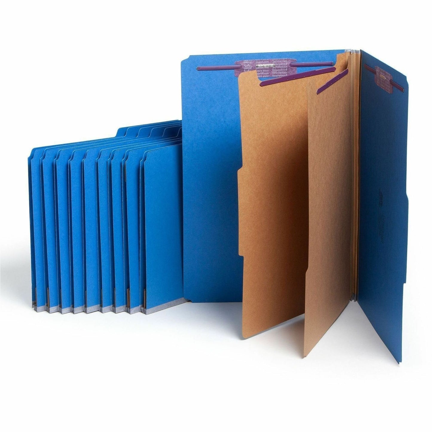 Smead SafeSHIELD 2/5 Tab Cut Legal Recycled Classification Folder
