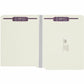 Smead Letter Recycled Fastener Folder - 34715-NVXC