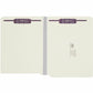 Smead Letter Recycled Fastener Folder - 34715-NVXC