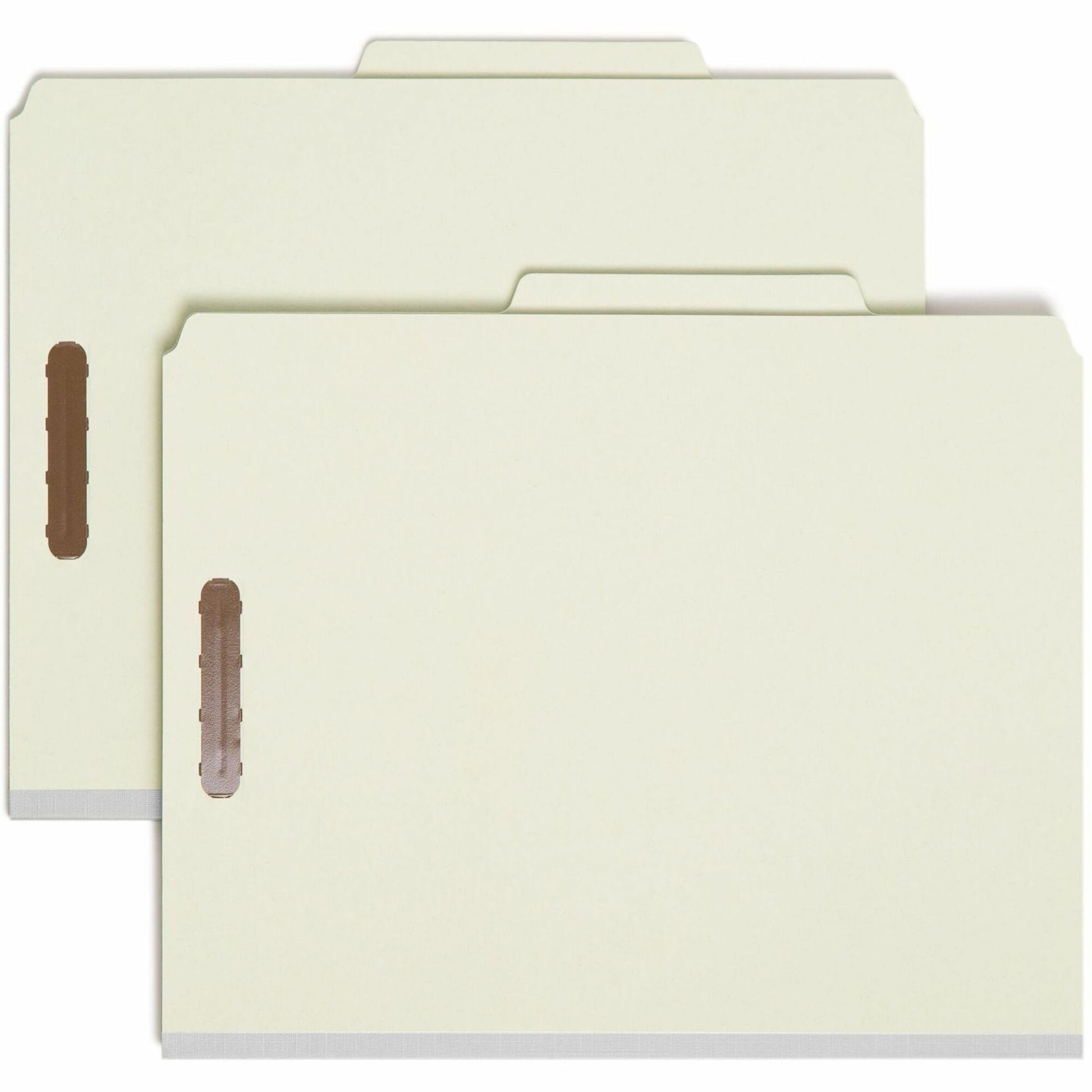 Smead 2/5 Tab Cut Letter Recycled Classification Folder