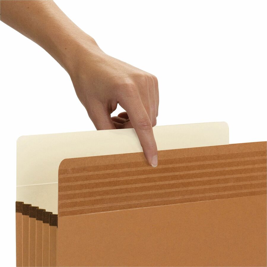 Smead Easy Grip Straight Tab Cut Letter Recycled File Pocket - 73209-NVXC