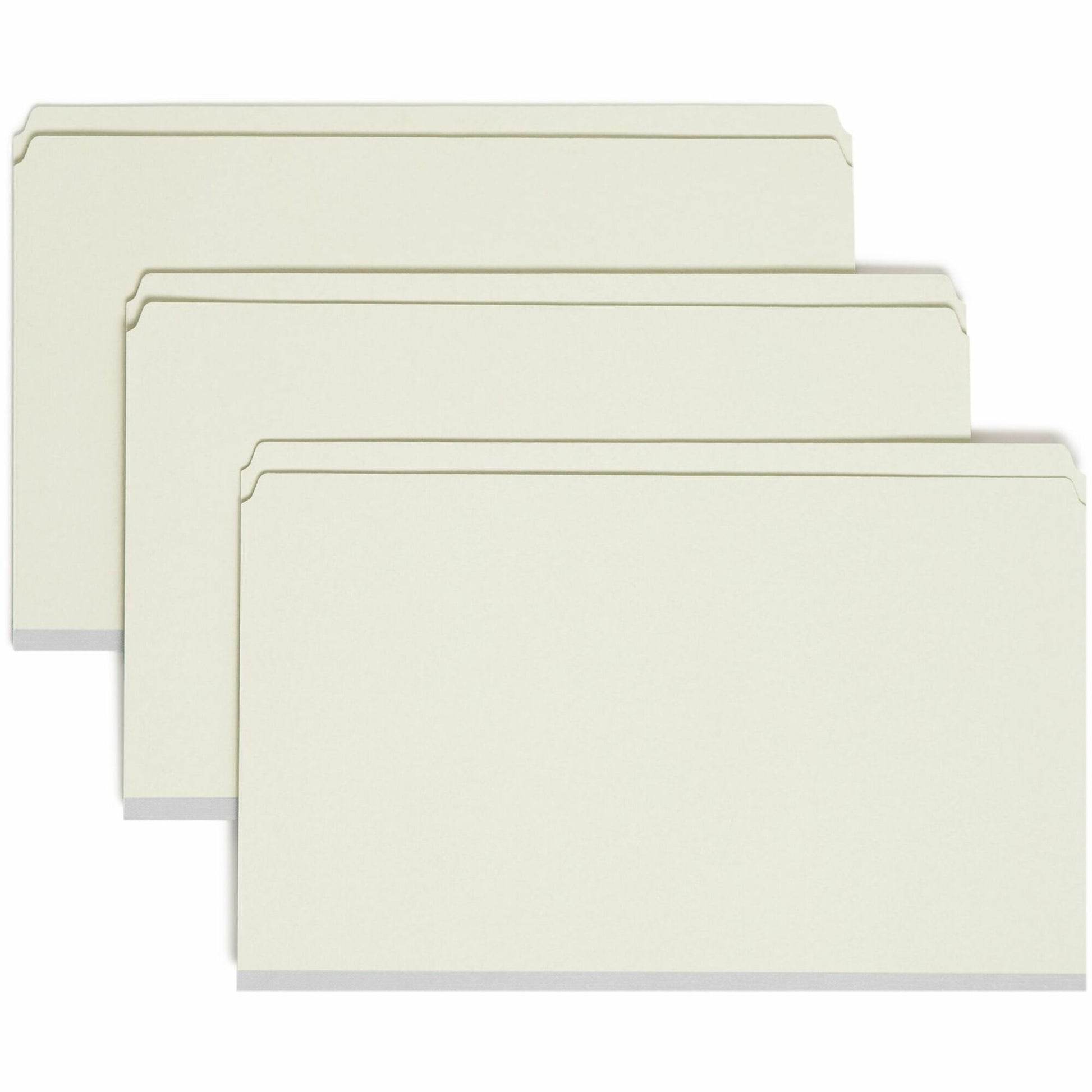Smead Straight Tab Cut Legal Recycled Fastener Folder