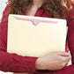 Smead Straight Tab Cut Letter Recycled File Jacket - 75500-NVXC