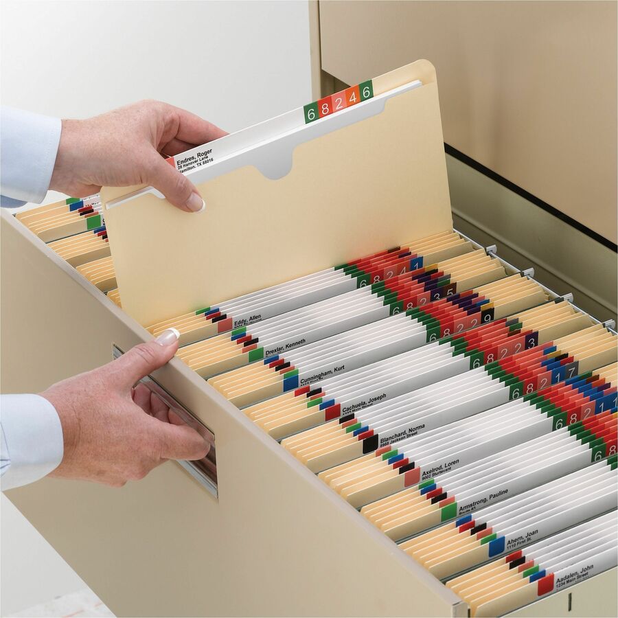 Smead Straight Tab Cut Letter Recycled File Jacket - 75500-NVXC
