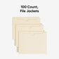 Smead Straight Tab Cut Letter Recycled File Jacket - 75500-NVXC