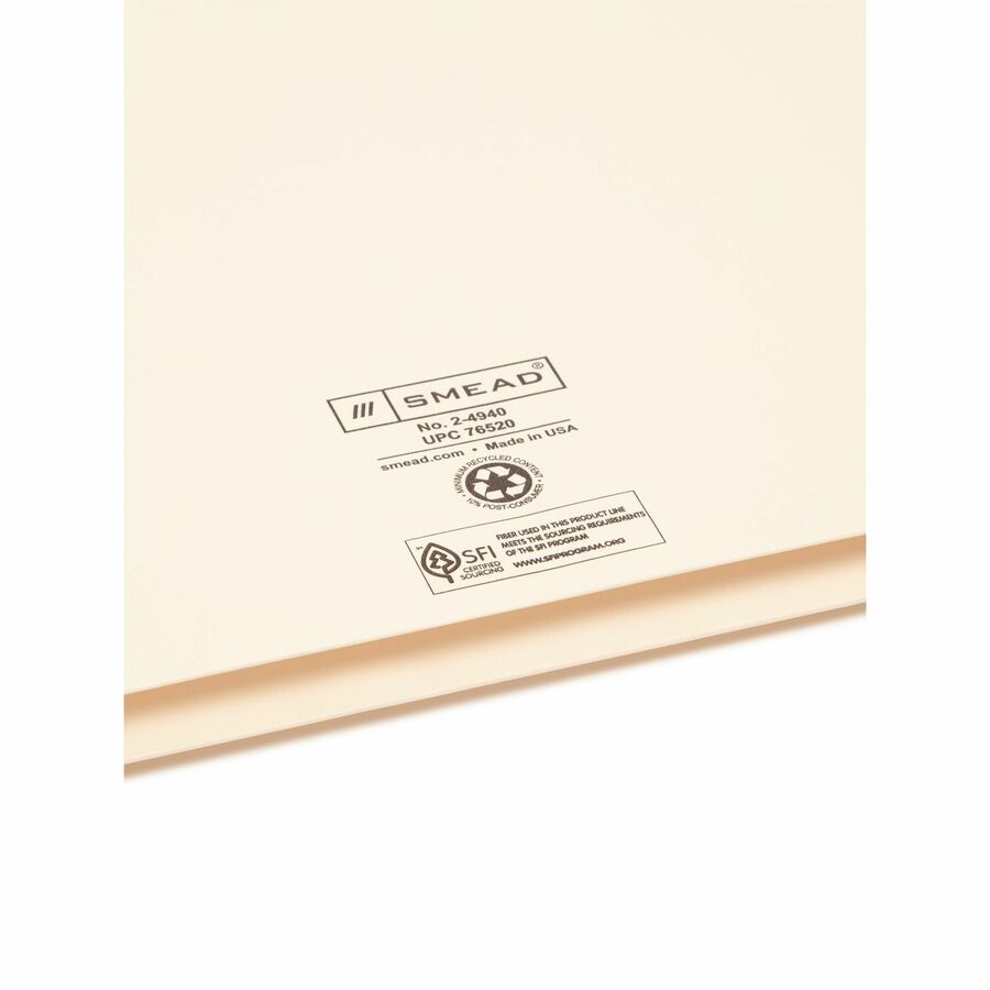Smead Legal Recycled File Jacket - 76520-NVXC