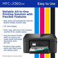 Brother Work Smart MFC-J1360DW Wired & Wireless Inkjet Multifunction Printer - Color - Black - MFCJ1360DW