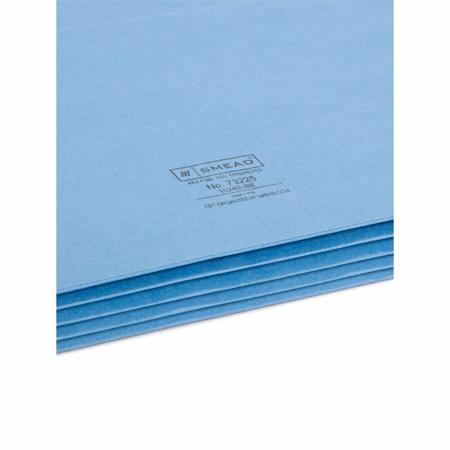 Smead Straight Tab Cut Letter Recycled File Pocket - 73225-NVXC