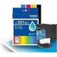 Brother LC501XLC Original High Yield Inkjet Ink Cartridge - Cyan - 1 Each - LC501XLCS
