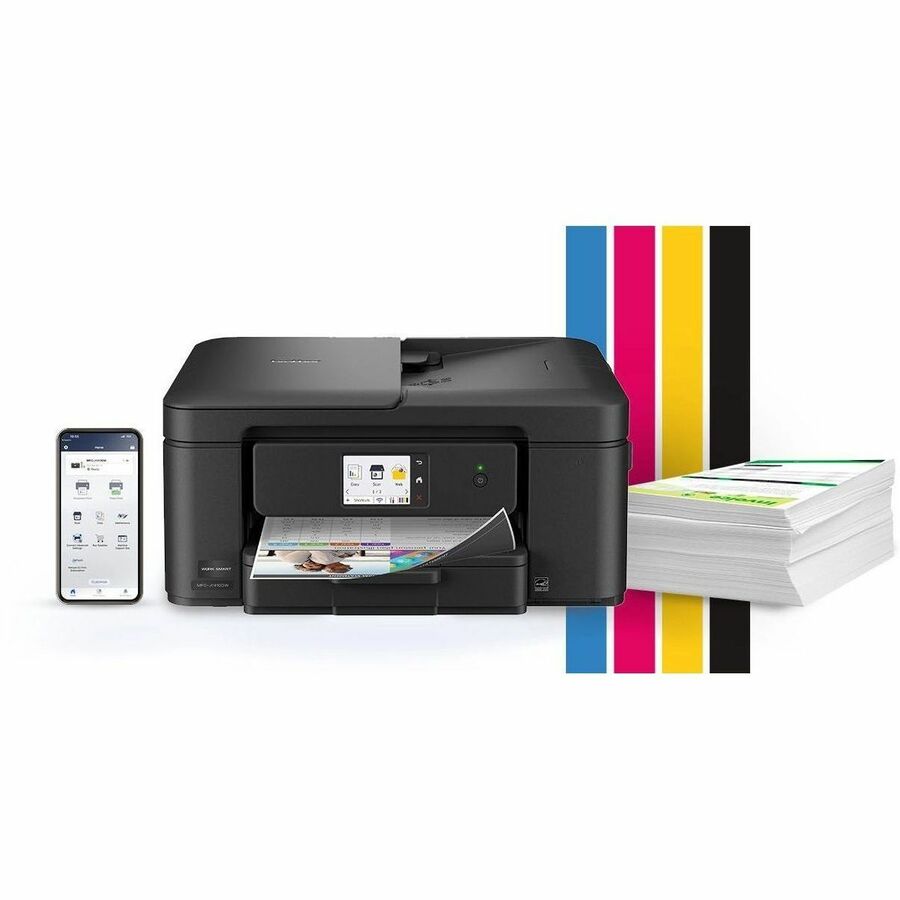 Brother Work Smart MFC-J1410DW Wired & Wireless Inkjet Multifunction Printer - Color - Black - MFCJ1410DW