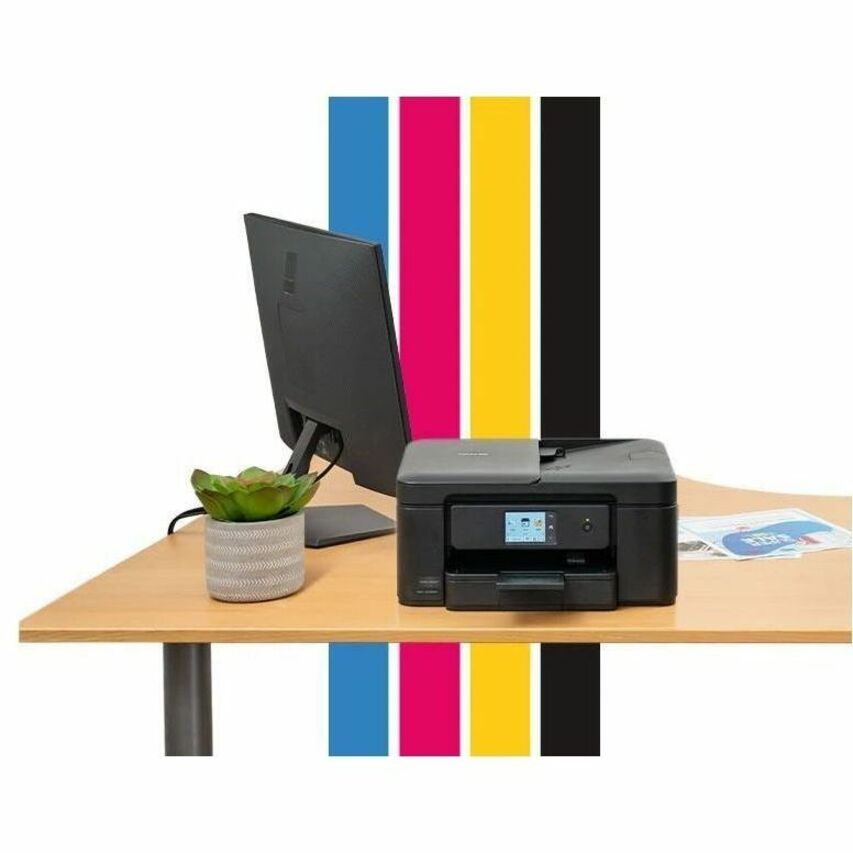 Brother Work Smart MFC-J1410DW Wired & Wireless Inkjet Multifunction Printer - Color - Black - MFCJ1410DW