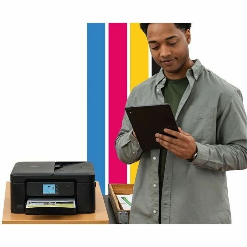 Brother Work Smart MFC-J1410DW Wired & Wireless Inkjet Multifunction Printer - Color - Black - MFCJ1410DW