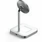 Satechi Aluminum 2-in-1 Magnetic Wireless Charging Stand - ST-WMCS2M