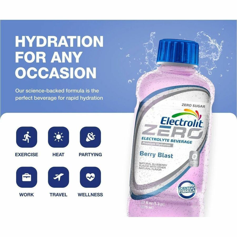 Electrolit Zero Berry Blast Electrolyte Beverage - 20037583