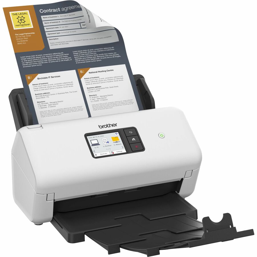 Brother ADS-3350W Sheetfed Scanner - 600 x 600 dpi Optical - ADS3350W