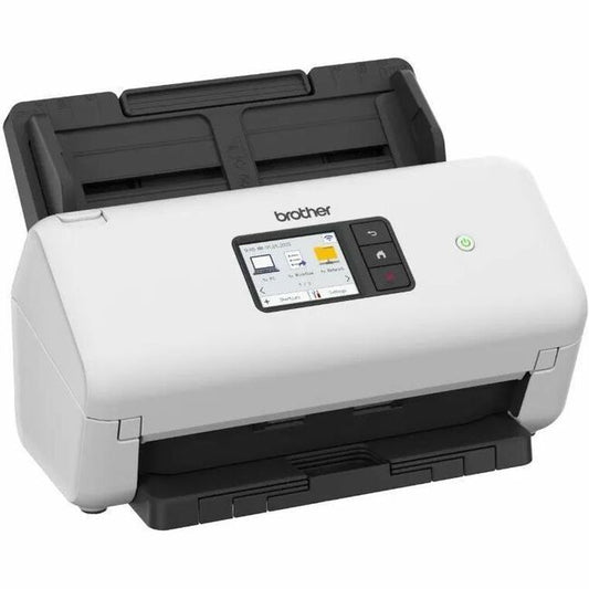 Brother ADS-3350W Sheetfed Scanner - 600 x 600 dpi Optical - White, Black