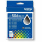 Brother LC506XLBK Original High Yield Inkjet Ink Cartridge - Black - 1 Each - LC506XLBKS