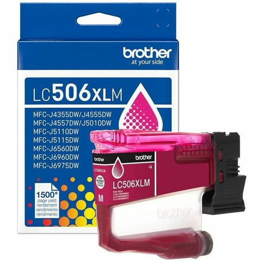 Brother LC506XLM Original High Yield Inkjet Ink Cartridge - Magenta - 1 Each