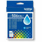 Brother LC506XXLC Original Super High Yield Inkjet Ink Cartridge - Cyan - 1 Each - LC506XXLCS