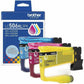 Brother LC506XL3PK Original High Yield Inkjet Ink Cartridge - Cyan, Magenta, Yellow - 3 Each