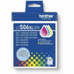 Brother LC506XL3PK Original High Yield Inkjet Ink Cartridge - Cyan, Magenta, Yellow - 3 Each - LC506XL3PKS