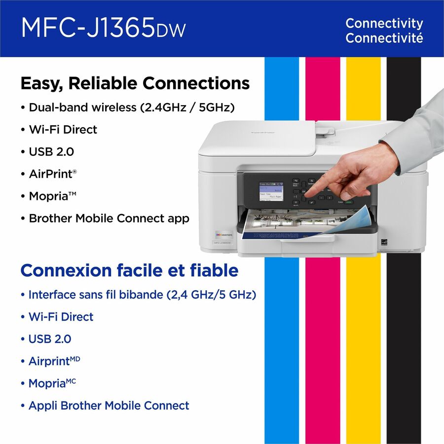 Brother MFCJ1365DW Inkjet Multifunction Printer - Color - MFCJ1365DW