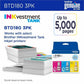 Brother Genuine BTD1803PK 3-Pack High Yield Cyan, Magenta, and Yellow Ink Bottles - BTD1803PKS