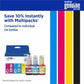 Brother Genuine BTD1803PK 3-Pack High Yield Cyan, Magenta, and Yellow Ink Bottles - BTD1803PKS