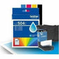 Brother Original Standard Yield Inkjet Ink Cartridge - Cyan - 1 Each - LC504CS