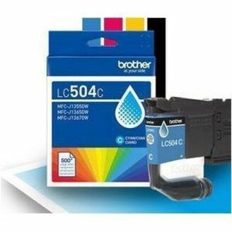 Brother Original Standard Yield Inkjet Ink Cartridge - Cyan - 1 Each - LC504CS