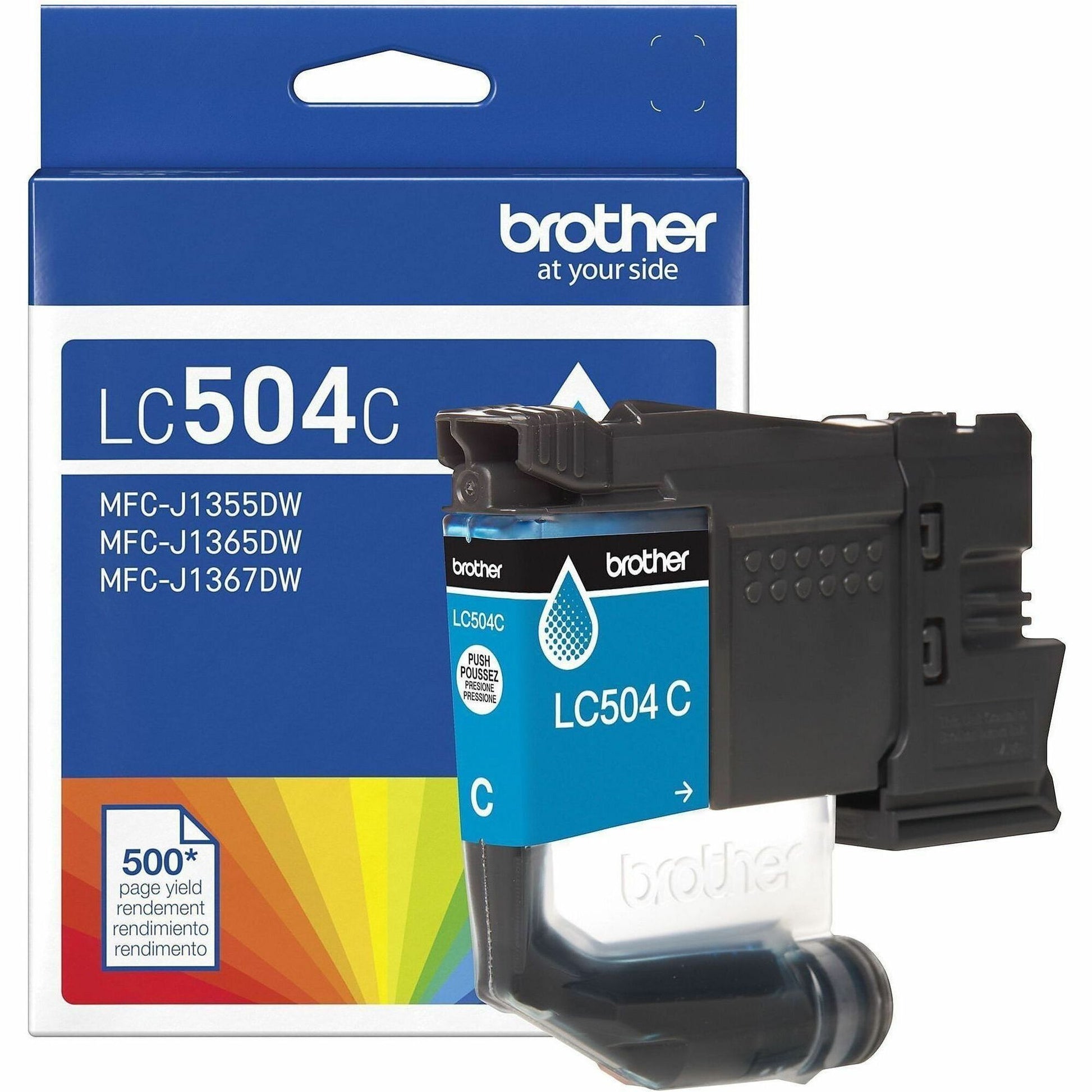 Brother Original Standard Yield Inkjet Ink Cartridge - Cyan - 1 Each