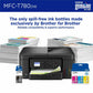 Brother MFC-T780DW Wired & Wireless INKvestment Tank Inkjet Multifunction Printer - Color - MFCT780DW