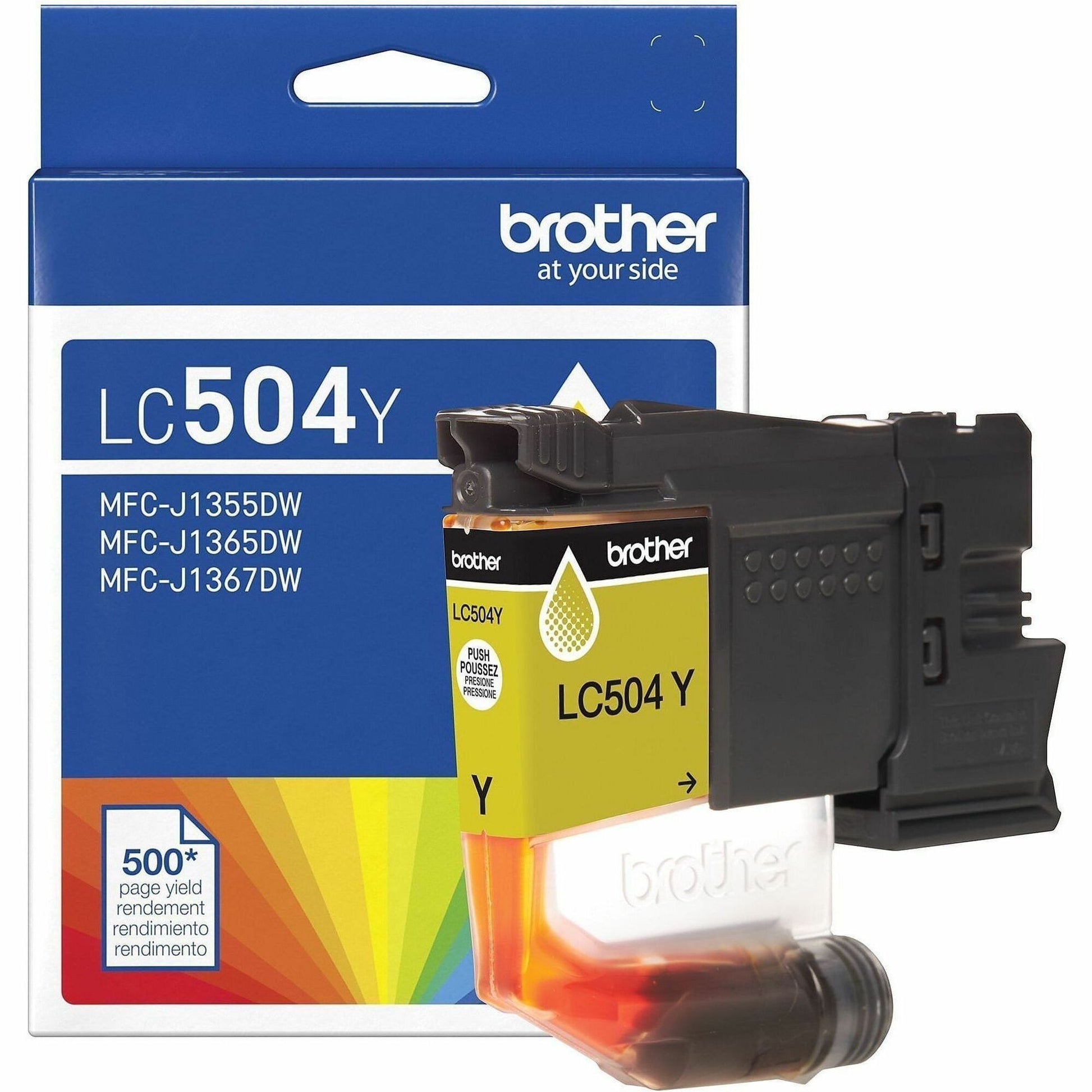 Brother Original Standard Yield Inkjet Ink Cartridge - Yellow - 1 Each