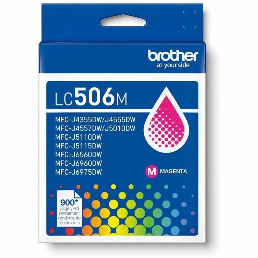 Brother LC506MS Original Standard Yield Inkjet Ink Cartridge - Magenta - 1 Each - LC506MS