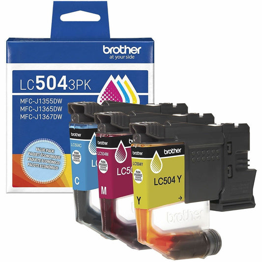 Brother Original Standard Yield Inkjet Ink Cartridge - Cyan, Magenta, Yellow - 1 Each