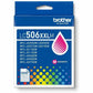 Brother Original Super High (XXL Series) Yield Inkjet Ink Cartridge - Magenta - 1 Each - LC506XXLMS