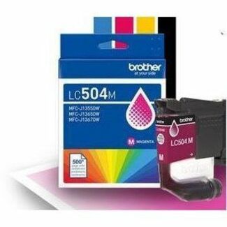 Brother Original Standard Yield Inkjet Ink Cartridge - Magenta - 1 Each - LC504MS