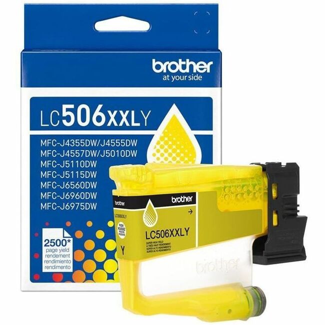 Brother LC506XXLY Original Super High Yield Inkjet Ink Cartridge - Yellow - 1 Each