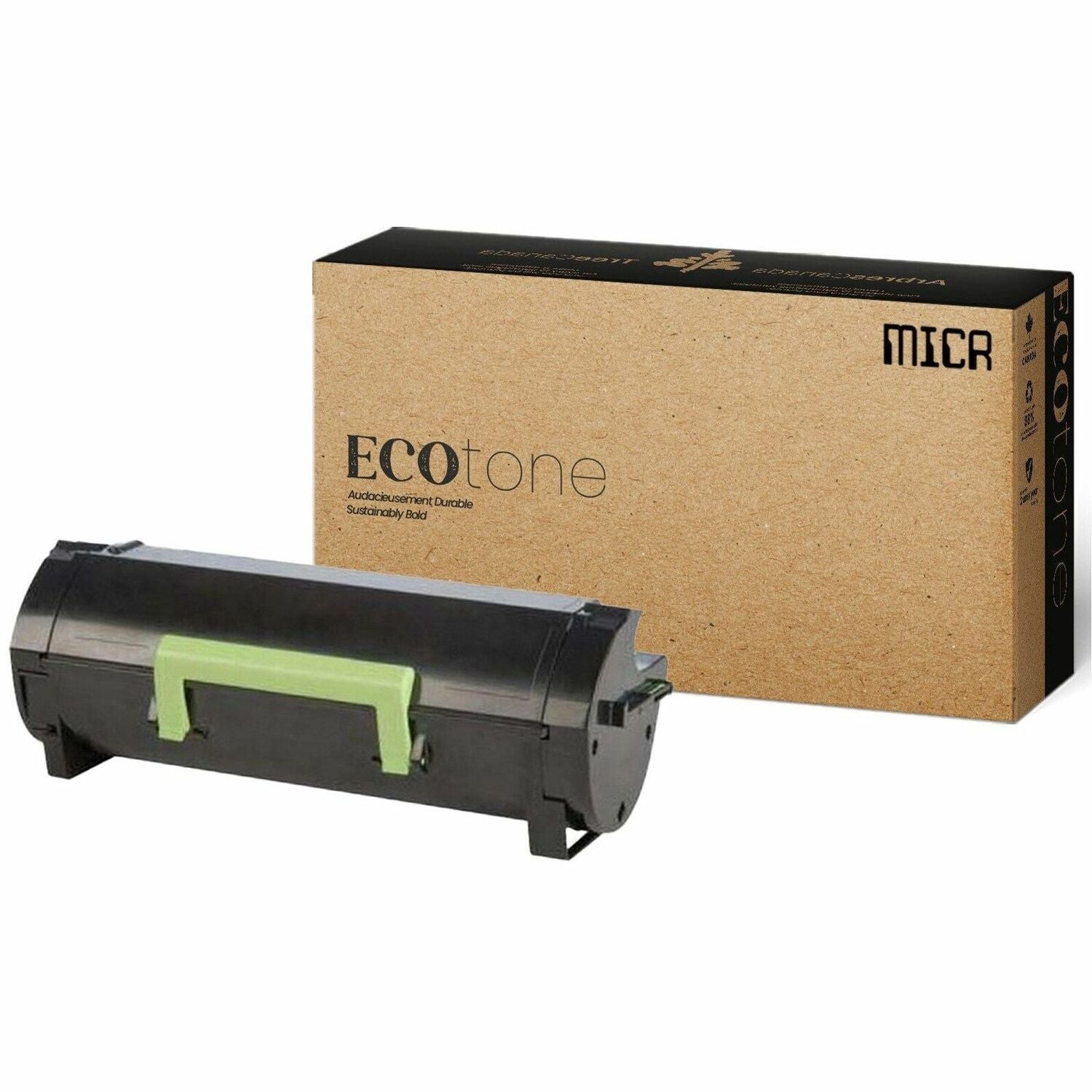 Ecotone Remanufactured MICR Laser Toner Cartridge - Alternative for Lexmark 56F1U00 - Black - 1 Each