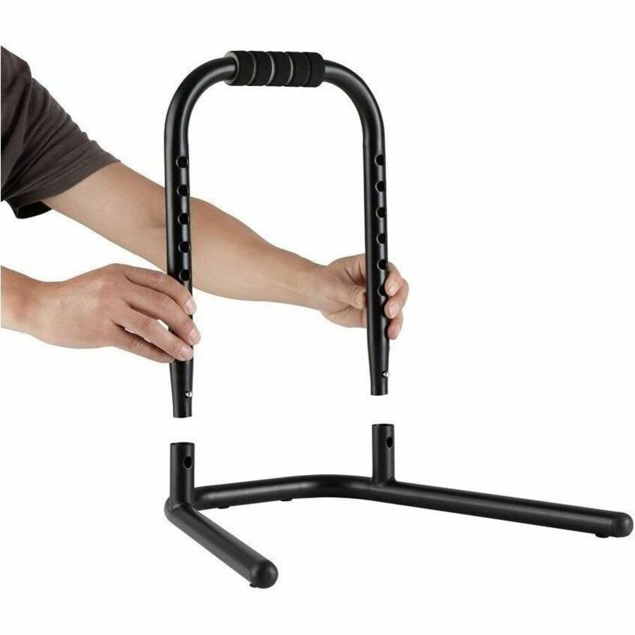 Height Adjustable Ergonomic Steel Footrest with Handle - FR300